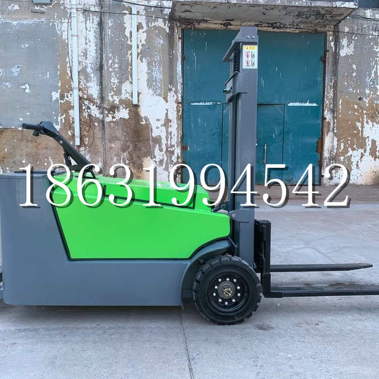 密山市小型电动叉车1吨2吨步行站驾式电瓶堆高充电装卸车液压升降车铲车